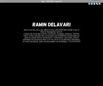 Delavari.com(RAMIN DELAVARI) Screenshot