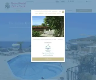 Delavillesorrento.com(Grand Hotel de la Ville) Screenshot