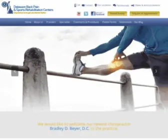 Delawarebackpain.com(Delaware Back Pain & Sports Rehabilitation Centers) Screenshot