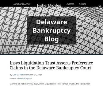 Delawarebankruptcyblog.com(Delaware Bankruptcy Blog) Screenshot