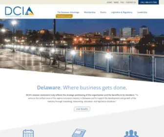 Delawarecaptive.org(Delaware Captive Insurance Association) Screenshot