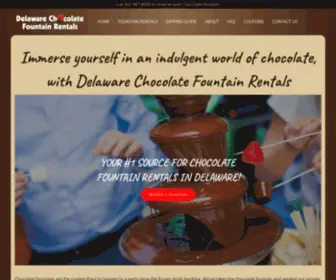 Delawarechocolatefountainrentals.com(Delaware Chocolate Fountain Rentals) Screenshot