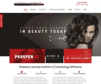 Delawarecosmetology.com(Delaware Learning Institute of Cosmetology) Screenshot