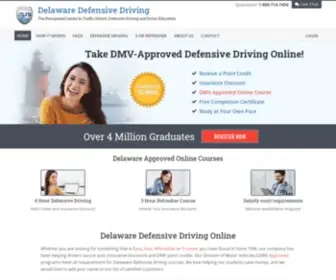 Delawaredriver.com(State approved Delaware defensive driving course) Screenshot