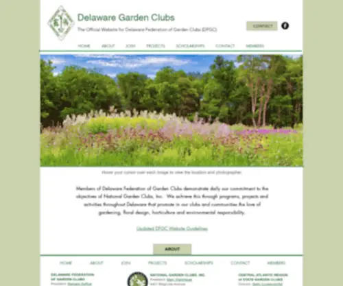 Delawaregardenclubs.org(Delaware Garden Clubs) Screenshot