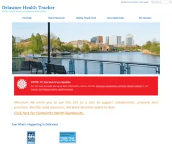 Delawarehealthtracker.com(Delaware Health Tracker) Screenshot
