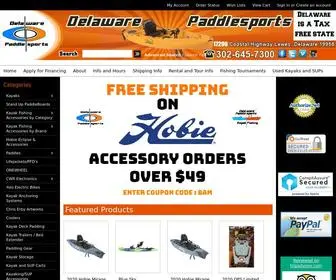 Delawarepaddlesports.com(Premium Kayak and stand up paddleboard (SUP) shop offering kayak rentals and sales of the best kayaks from Amercian made Jackson Kayak and Nativewatercraft along with Paddleboards from Yoloboard and Riviera Paddlesurf) Screenshot