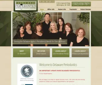 Delawareperiodontics.com(Delaware Periodontics) Screenshot