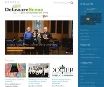 Delawarescene.com(Delaware Art Events & Attractions Calendar) Screenshot