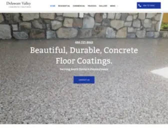 Delawarevalleyconcretecoatings.com(Highest Quality Concrete Coatings) Screenshot