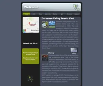 Delawarevalleytennisclub.com(Delaware Valley Tennis Club) Screenshot