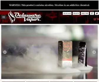 Delawarevapor.com(Delaware Vapor) Screenshot
