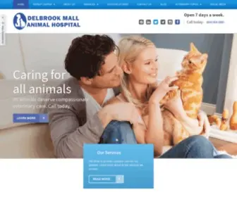 Delbrookmallanimalhospital.com(Skyline Veterinary Hospital) Screenshot