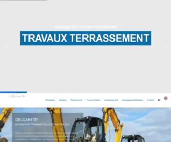 Delcam-31.com(DELCAM TP ENTREPRISE TRAVAUX PUBLICS FONTENILLES) Screenshot