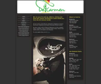 Delcarmenrestaurant.com(Del Carmen) Screenshot