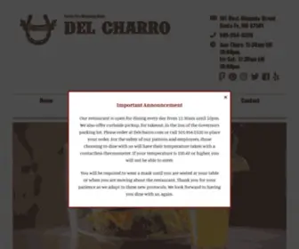 Delcharro.com(Best Bar in Santa Fe 2020) Screenshot