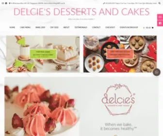 Delcies.com(Singapore best low g.i vegetarian cake delivery) Screenshot