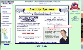 Delcollosecurity.com(Best Security Company) Screenshot