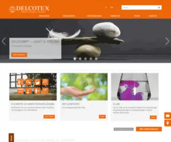 Delcotex.de(Trägergewebe) Screenshot