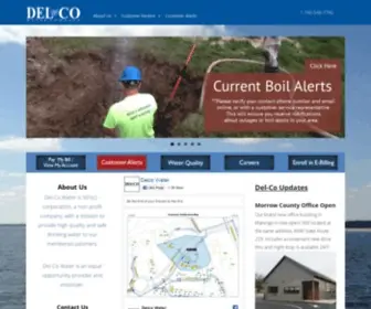 Delcowater.org(Quality On Tap) Screenshot