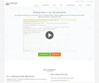 Deleaker.com(With or without Visual Studio) Screenshot