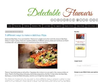 Delectableflavours.com(Delectable Flavours) Screenshot