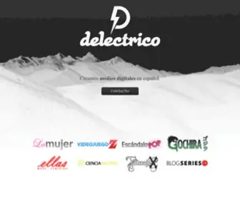 Delectrico.com(Deléctrico) Screenshot