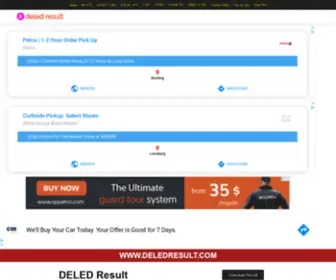 Deledresult.com(DELED RESULT 2020) Screenshot