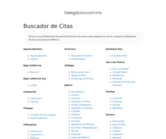 Delegacion.com.mx(Delegacion) Screenshot