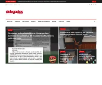 Delegados.com.br(Revista da Defesa Social & Portal Nacional dos Delegados) Screenshot