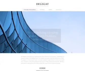 Delegat.com(Global Wine Company) Screenshot