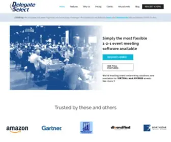 Delegateselect.com(Delegate Select) Screenshot