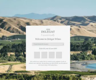 Delegatwines.com(Delegatwines) Screenshot