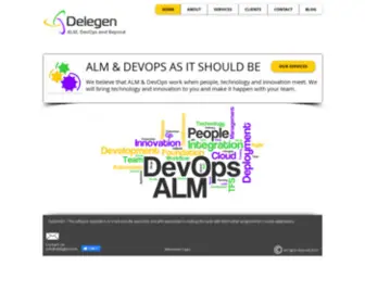 Delegen.com(Delegen ALM DevOps Visual Studio TFS Israel) Screenshot