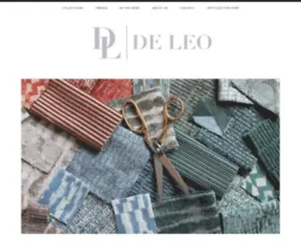 Deleotextiles.com(De Leo Textiles) Screenshot