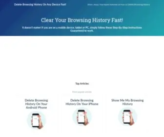 Delete-Browsing-History.com(Delete Browsing History On Any Device Fast) Screenshot
