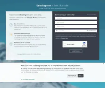Deleting.com(Deleting) Screenshot