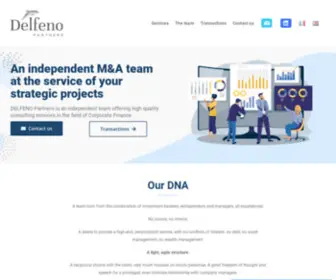 Delfenopartners.com(Une équipe de M&A indépendante au service de vos projets stratégiques) Screenshot