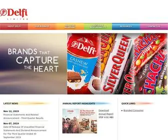 Delfilimited.com(Delfi Limited) Screenshot