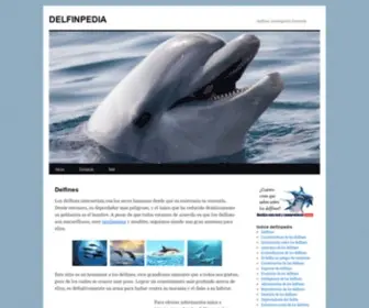 Delfinpedia.com(Enciclopedia Ilustrada) Screenshot