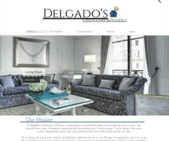 Delgadosupholstery.com(Upholstery) Screenshot