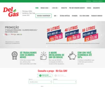 Delgas.com.br(Del Gás) Screenshot