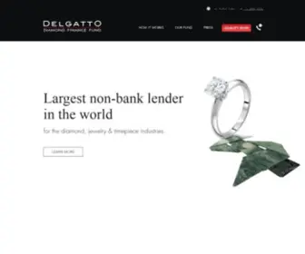 Delgattodff.com(DELGATTO Diamond Finance Fund) Screenshot