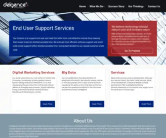 Delgence.com(HTML) Screenshot