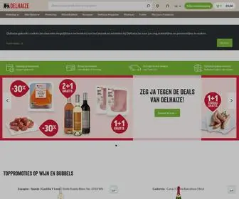 Delhaize.be(Online je boodschappen doen op) Screenshot