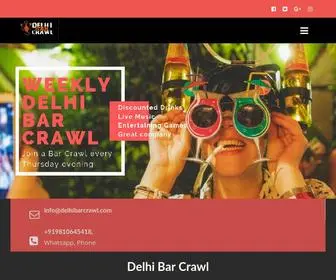 Delhibarcrawl.com(Delhi Bar Crawl) Screenshot