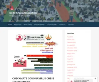 Delhichess.com(Affiliated to All India Chess Federation) Screenshot