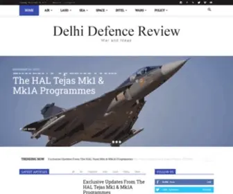 Delhidefencereview.com(Delhi Defence Review) Screenshot