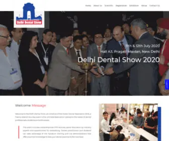 Delhidentalshow.org.in(Delhi Dental Show) Screenshot