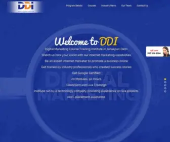 Delhidigitalinstitute.com(Digital Marketing Course Training Institute in Janakpuri) Screenshot